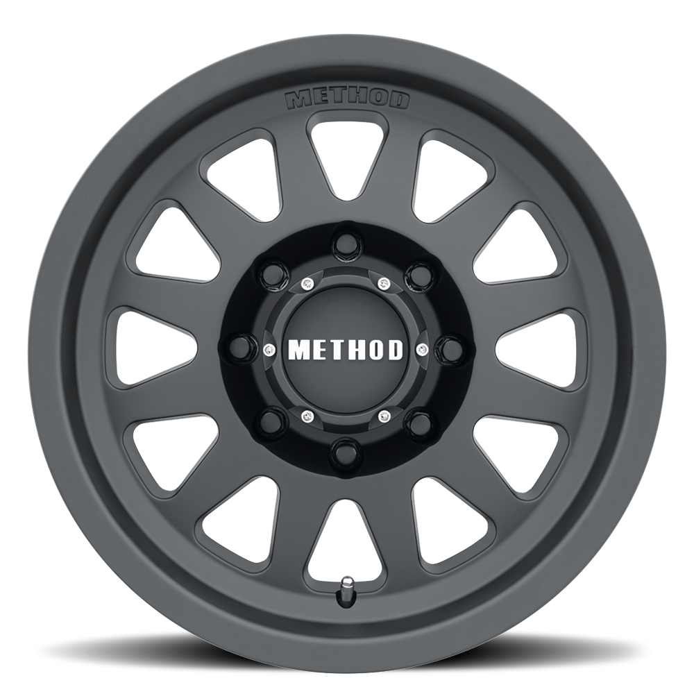 Method Race Wheels MR704 Bead Grip Matte Black 8 lug