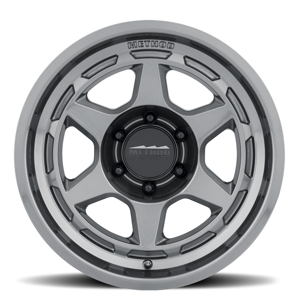 Method Race Wheels MR708 Bead Grip Gloss Titanium 6 lug