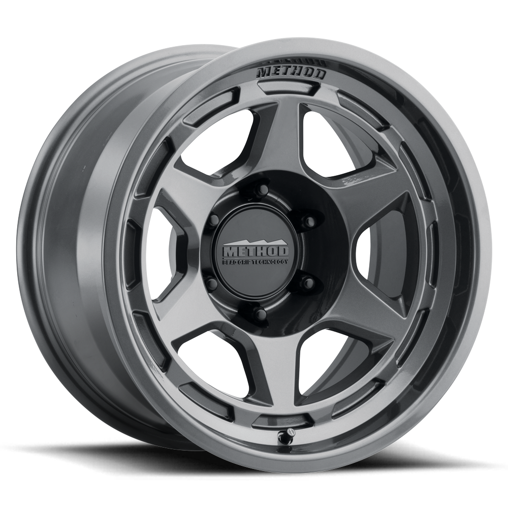 Method Race Wheels MR708 Bead Grip Gloss Titanium 6 lug