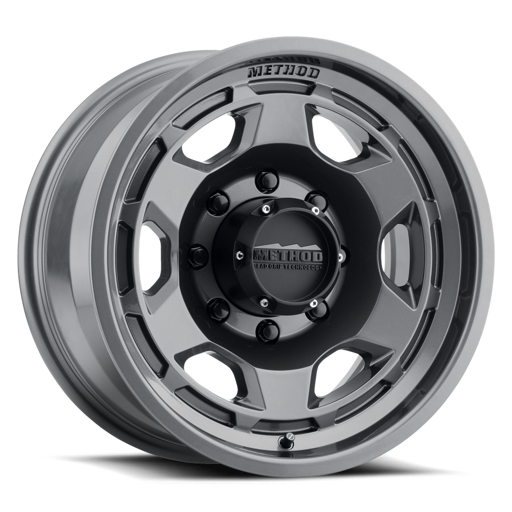 Method Race Wheels MR708 Bead Grip Gloss Titanium 8 lug