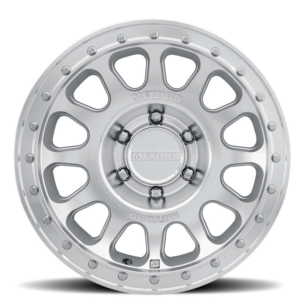 Method Race Wheels MR709 HD Bead Grip Machined Clear Coat 6 lug