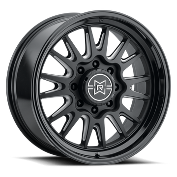 Method Race Wheels MR802 Double Black Milled 8 lug