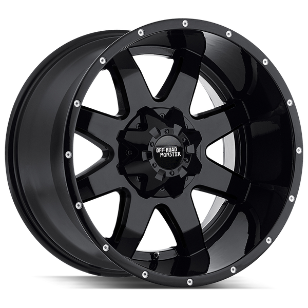 Off-Road Monster Wheels M08 Gloss Black - Wheels Outlet