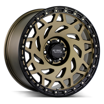 Off-Road Monster Wheels M50 Bronze Black Ring - Wheels Outlet