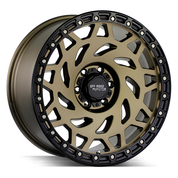 Off-Road Monster Wheels M50 Bronze Black Ring - Wheels Outlet