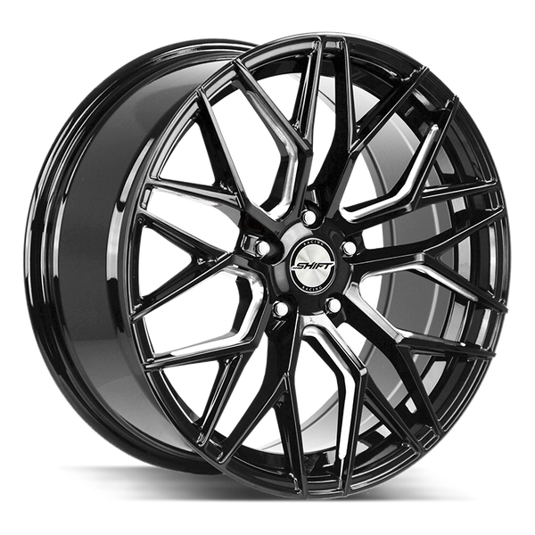 Shift Wheels H33 Spring Gloss Black Milled - Wheels Outlet