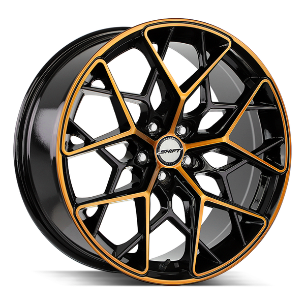 Shift Wheels H35 Piston Black Machined Bronze - Wheels Outlet