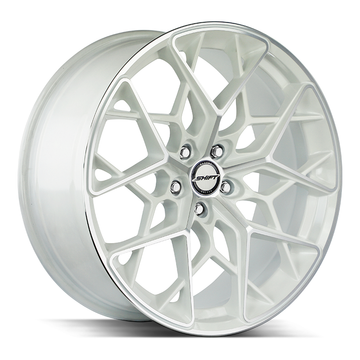 Shift Wheels H35 Piston White Machined - Wheels Outlet