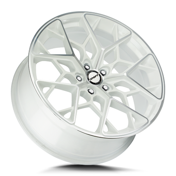 Shift Wheels H35 Piston White Machined - Wheels Outlet