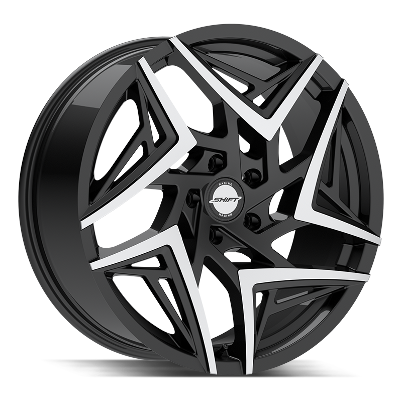 Shift Wheels H36 Valve Gloss Black Machined Tips - Wheels Outlet
