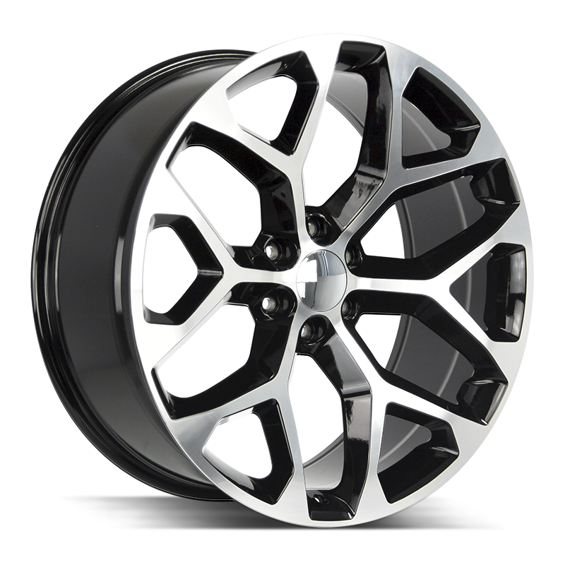 Strada OE Replica Wheels R176 Snowflake Gloss Black Machined - Wheels Outlet