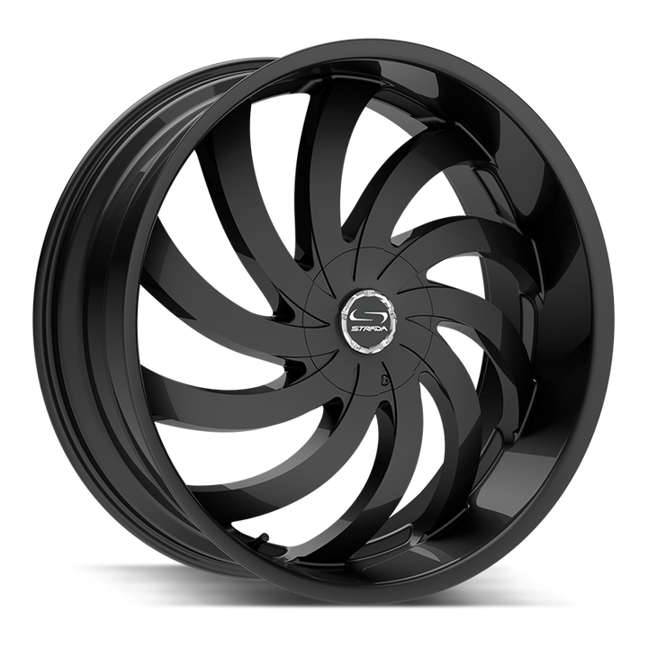 Strada Wheels G04 Flame Gloss Black - Wheels Outlet
