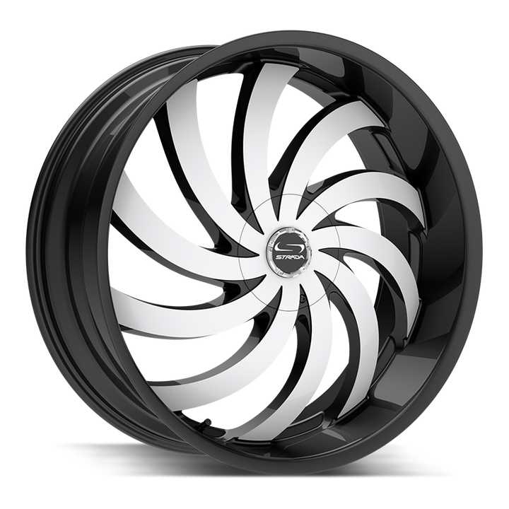 Strada Wheels G04 Flame Gloss Black Machined - Wheels Outlet
