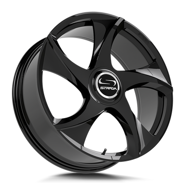 Strada Wheels SF69 Vino Gloss Black - Wheels Outlet