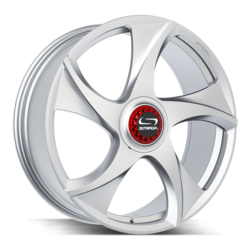 Strada Wheels SF69 Vino Platinum Silver - Wheels Outlet