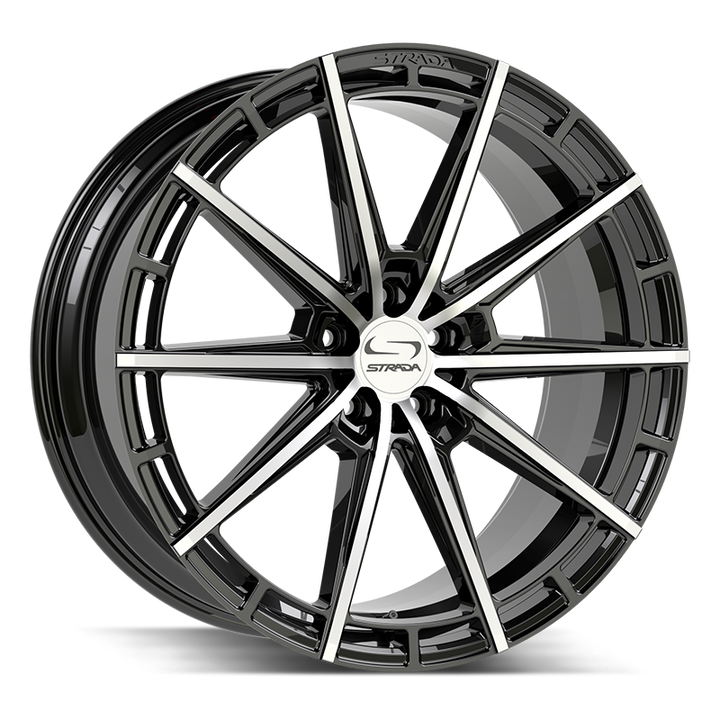 Strada Wheels SF70 Palo Gloss Black Machined - Wheels Outlet