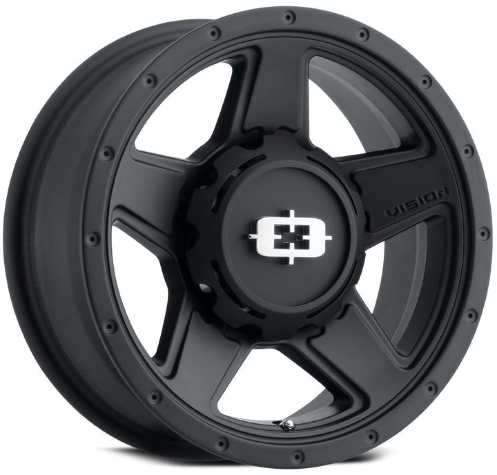 Vision HD Wheels 390 Empire Satin Black
