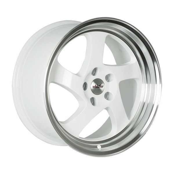 Whistler KR1 White Machined Lip wheel