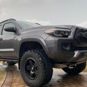 Whistler OF5 Full Satin Black wheels on a car