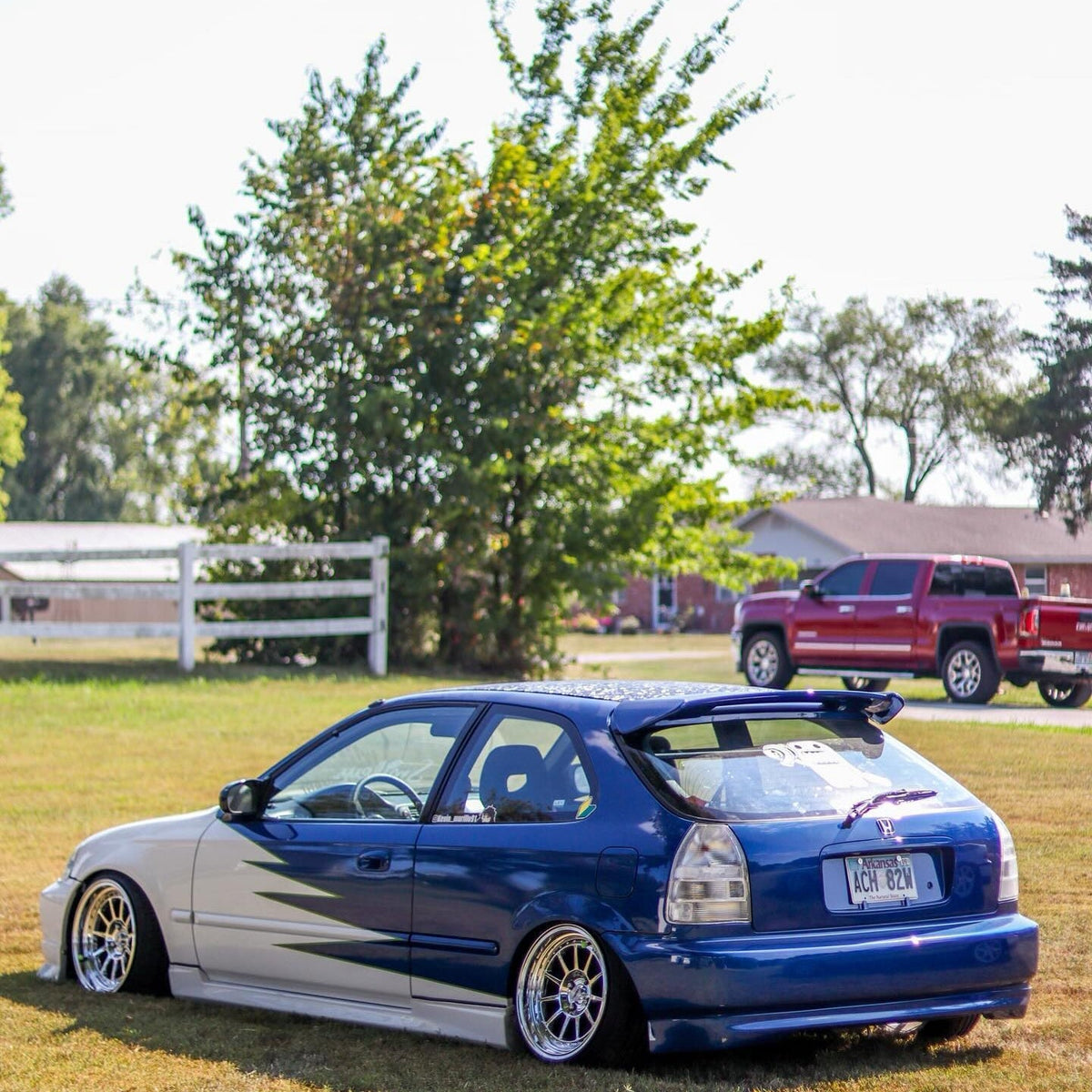 Whistler SK11 Chrome wheels on a car