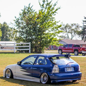 Whistler SK11 Chrome wheels on a car