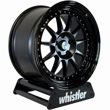 Whistler SK11 Satin Black Face Gloss Black Lip wheel