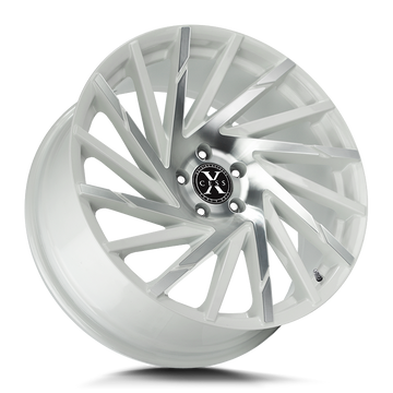Xcess Wheels X02 White Machined - Wheels Outlet