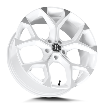 Xcess Wheels X05 5 Flake White Machined - Wheels Outlet