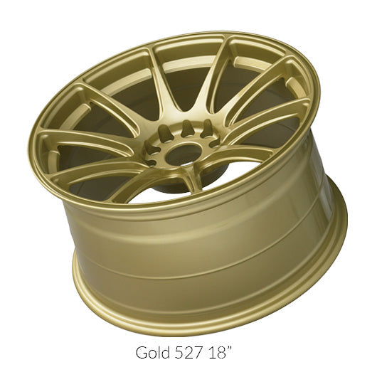 XXR Wheels 527 Gold side view