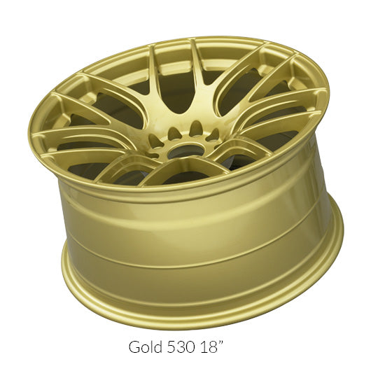 XXR Wheels 530 Gold side view