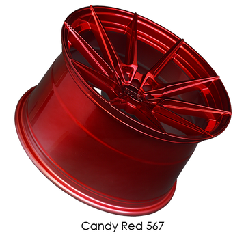 XXR Wheels 567 Candy Red side view