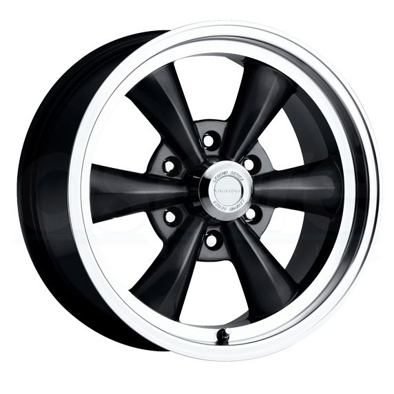 Vision Wheels 141H Legend 6 Black Machined Lip