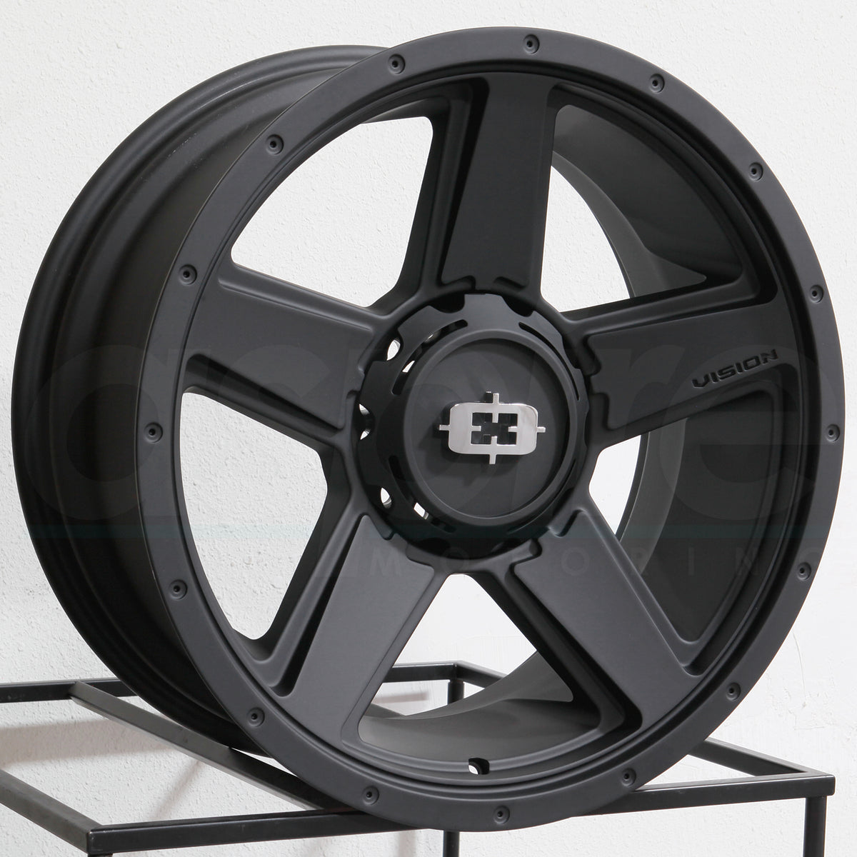 Vision HD Wheels 390 Empire Satin Black