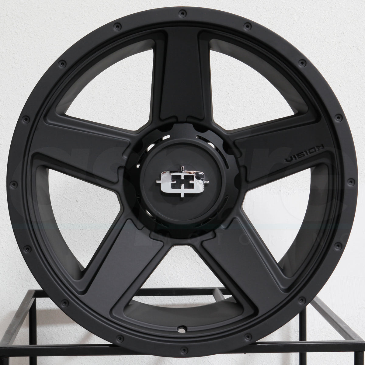 Vision HD Wheels 390 Empire Satin Black