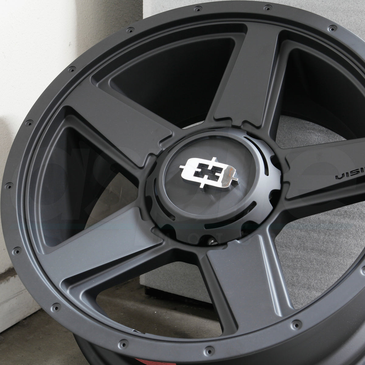 Vision HD Wheels 390 Empire Satin Black