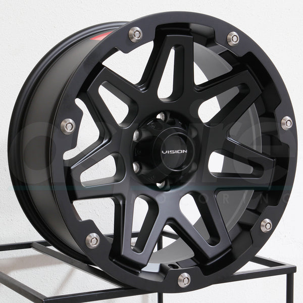 Vision HD Wheels 416 Se7En Satin Black