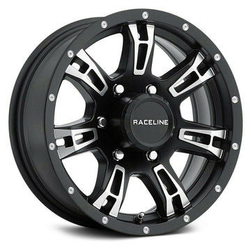 Raceline Wheels 840 Arsenal Trailer Black Machined