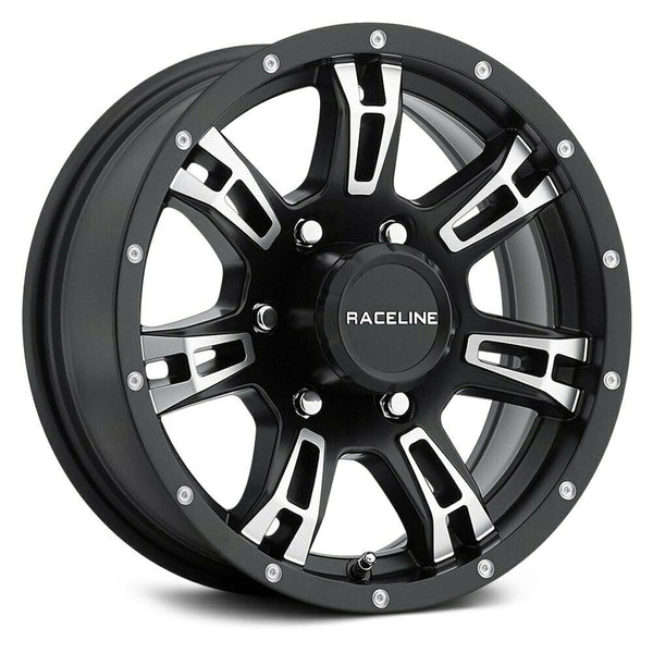 Raceline Wheels 840 Arsenal Trailer Black Machined