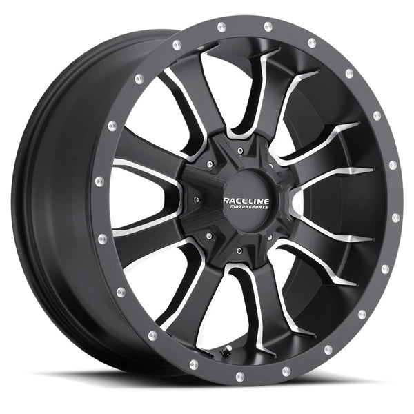 Raceline Wheels 927 Mamba Trailer Black Milled