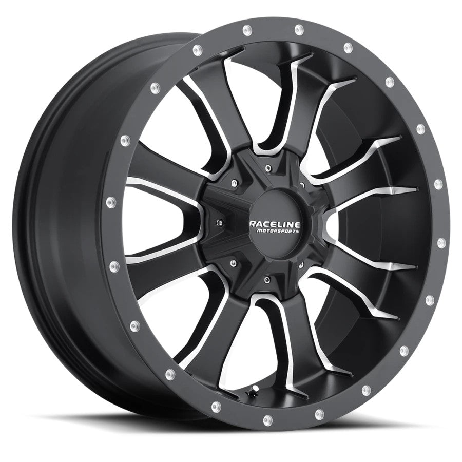 Raceline Wheels 927 Mamba Trailer Black Milled