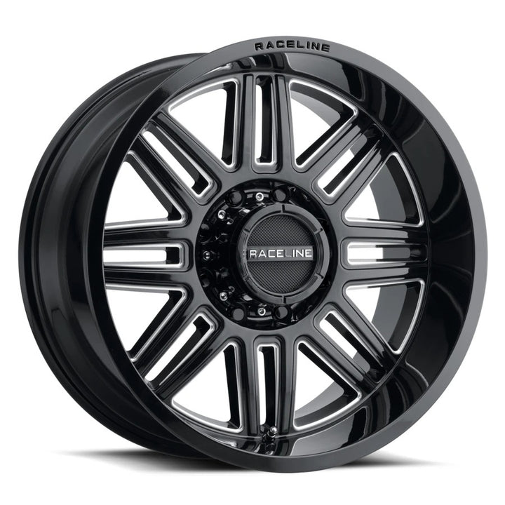 Raceline Wheels 948C Split Black Milled