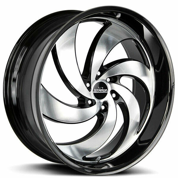 Strada Classics Wheels C06 Retro 6 Black Machine