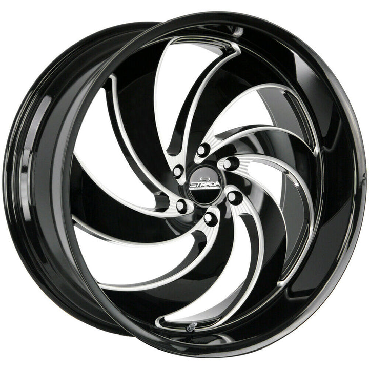 Strada Classics Wheels C06 Retro 6 Black Milled