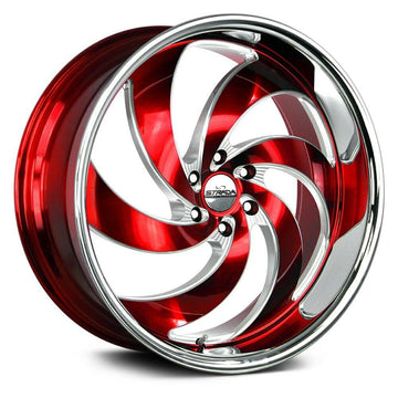 Strada Classics Wheels C06 Retro 6 Red