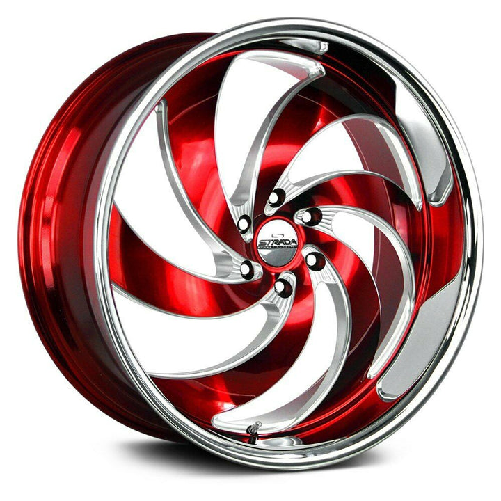 Strada Classics Wheels C06 Retro 6 Red