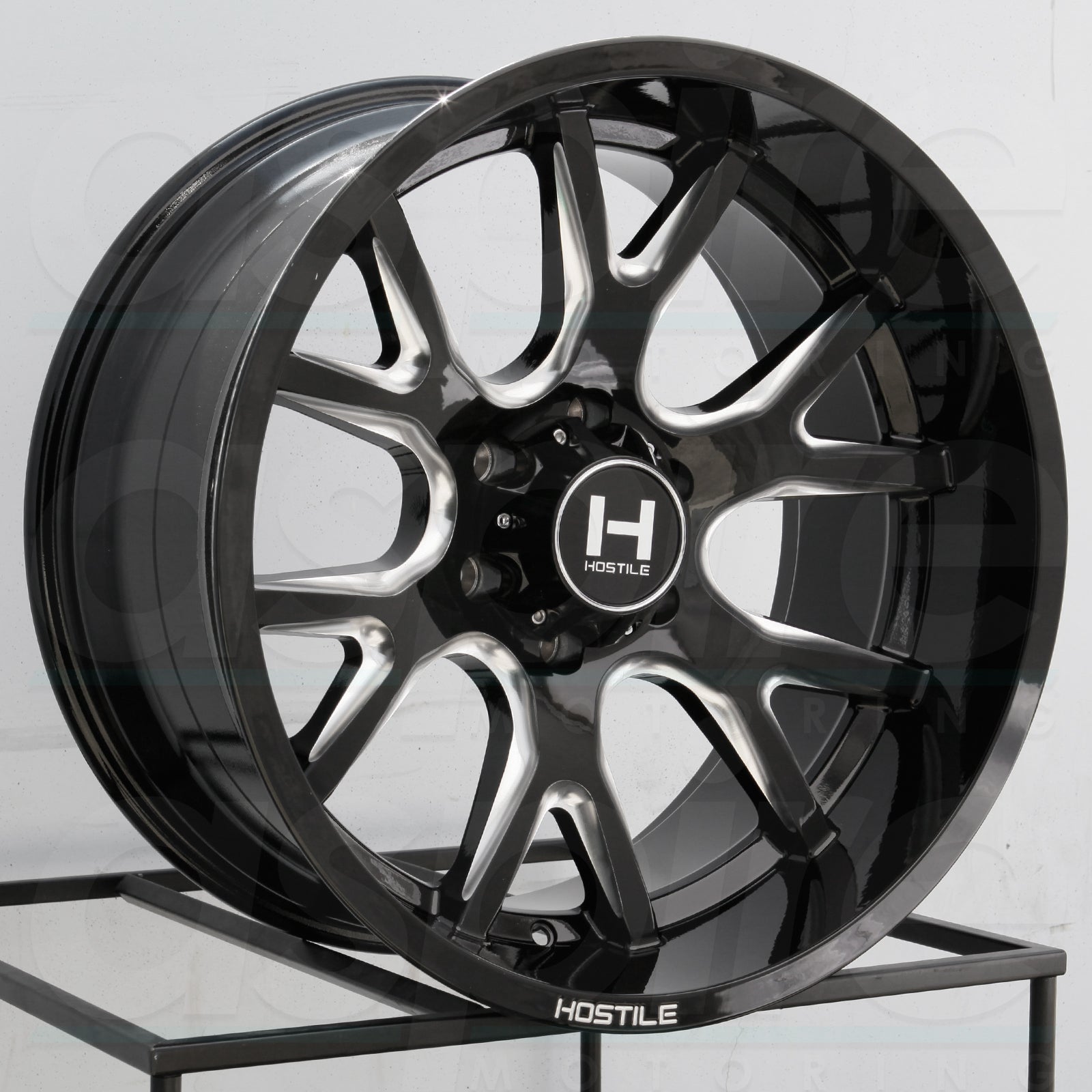 Hostile Wheels H113 Rage Black Milled – aspire MOTORING