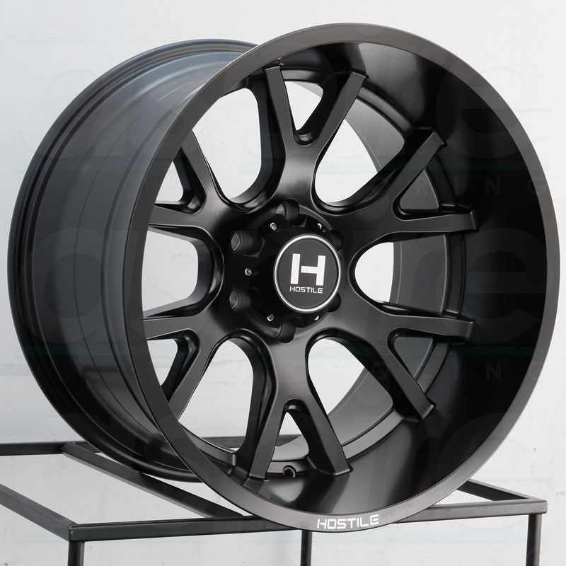 Hostile Wheels H113 Rage Full Black – aspire MOTORING