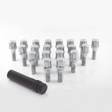 Spline Chrome Lug Bolts - aspire MOTORING