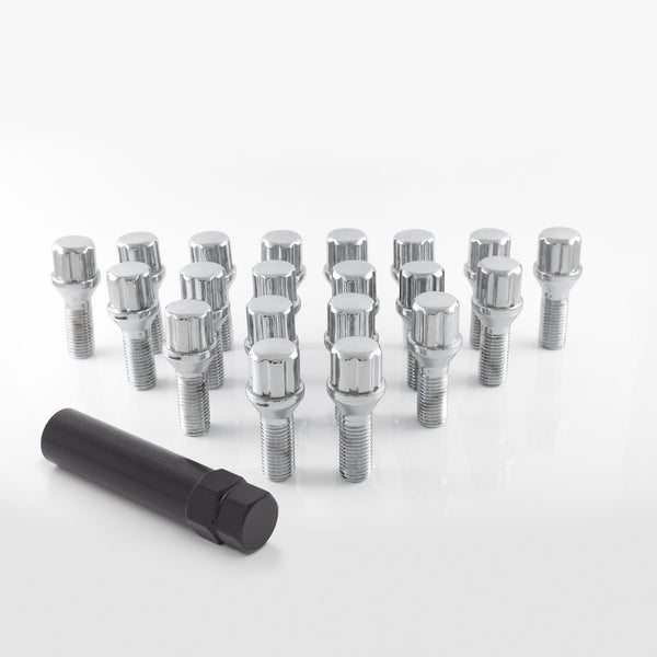 Spline Chrome Lug Bolts - aspire MOTORING