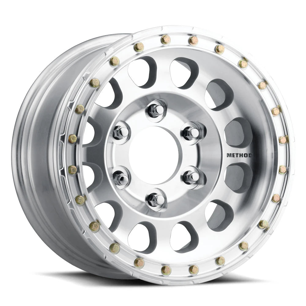 Method Wheels MR103 Beadlock Silver Machine